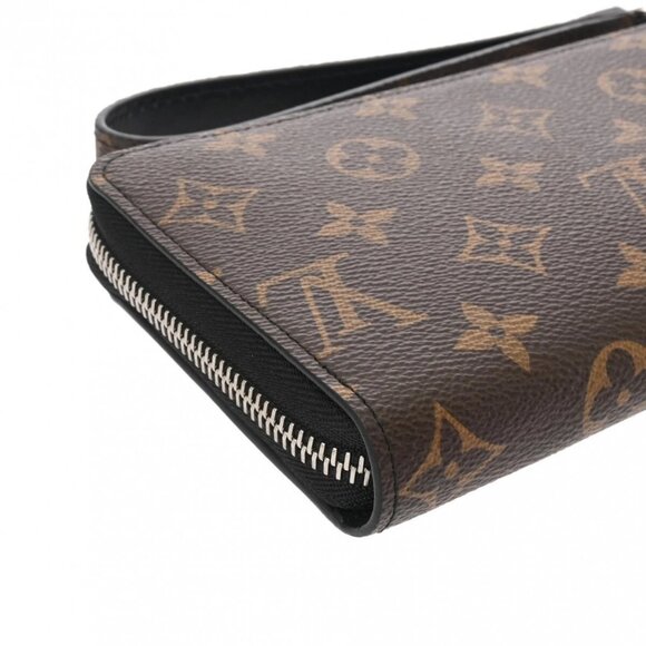 LOUIS VUITTON Monogram Macassar Brown / black M69407 Long wallet - Picture 8 of 14